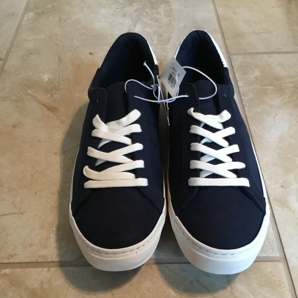 NWT Blue and White Sneakers - Picture 1 of 2